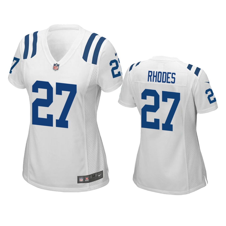 women's colts xavier rhodes white game jersey