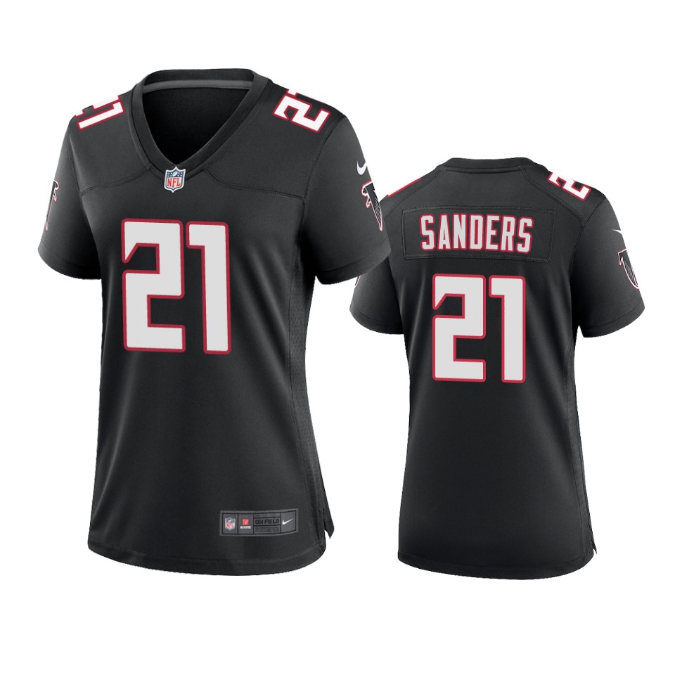 women's-falcons-deion-sanders-black-2020-throwback-game-jersey