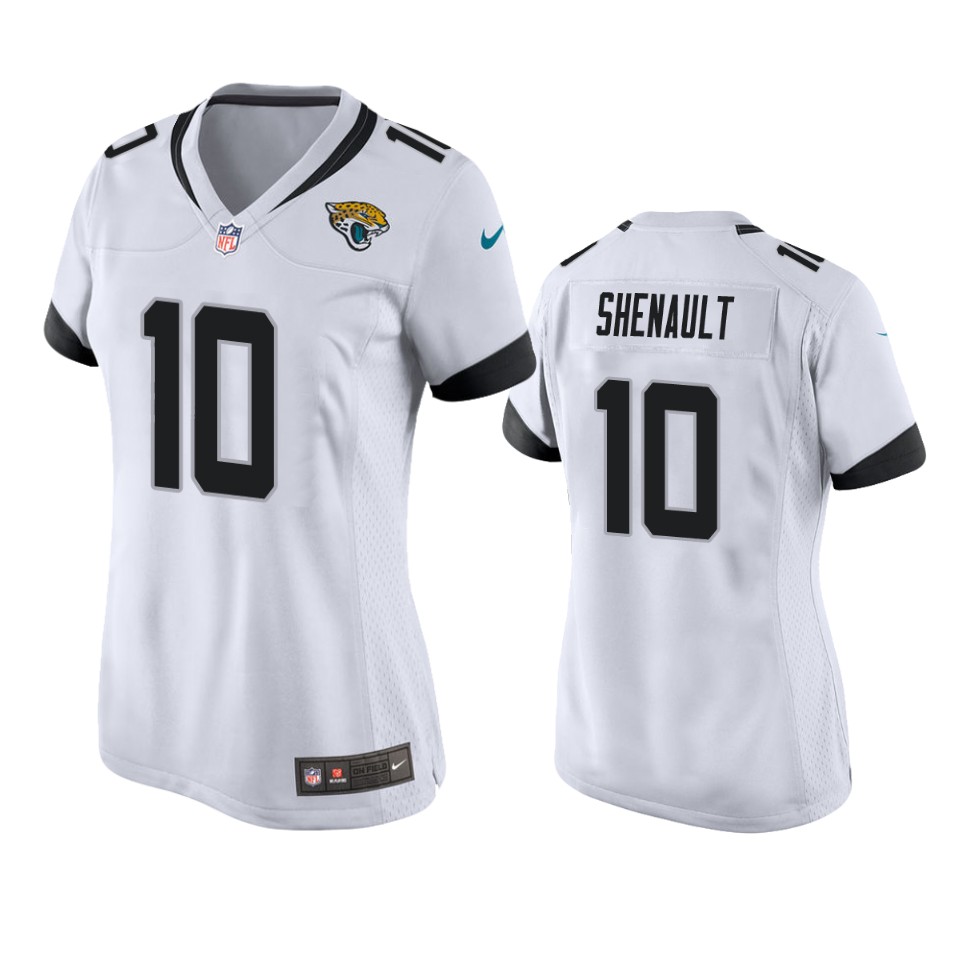 women's jaguars laviska shenault white game jersey
