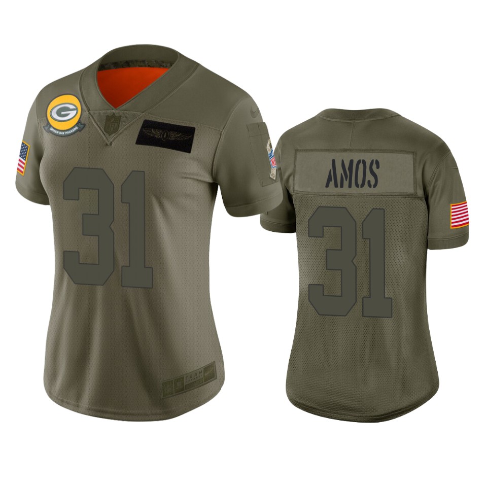 women's packers adrian amos camo limited 2019 salute to service jersey