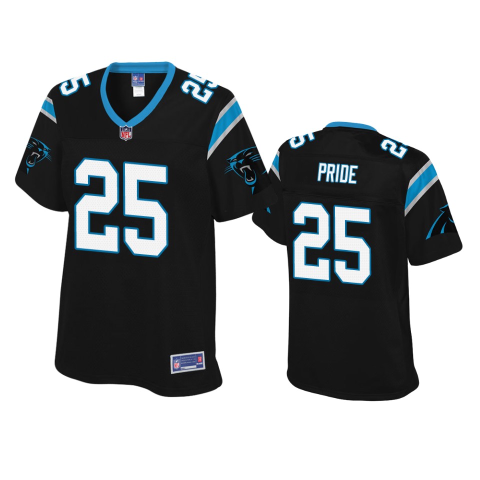 women's panthers troy pride black pro line jersey