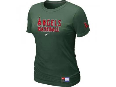 women Los Angeles of Anaheim NEW D.Green Short Sleeve Practice T-Shirt