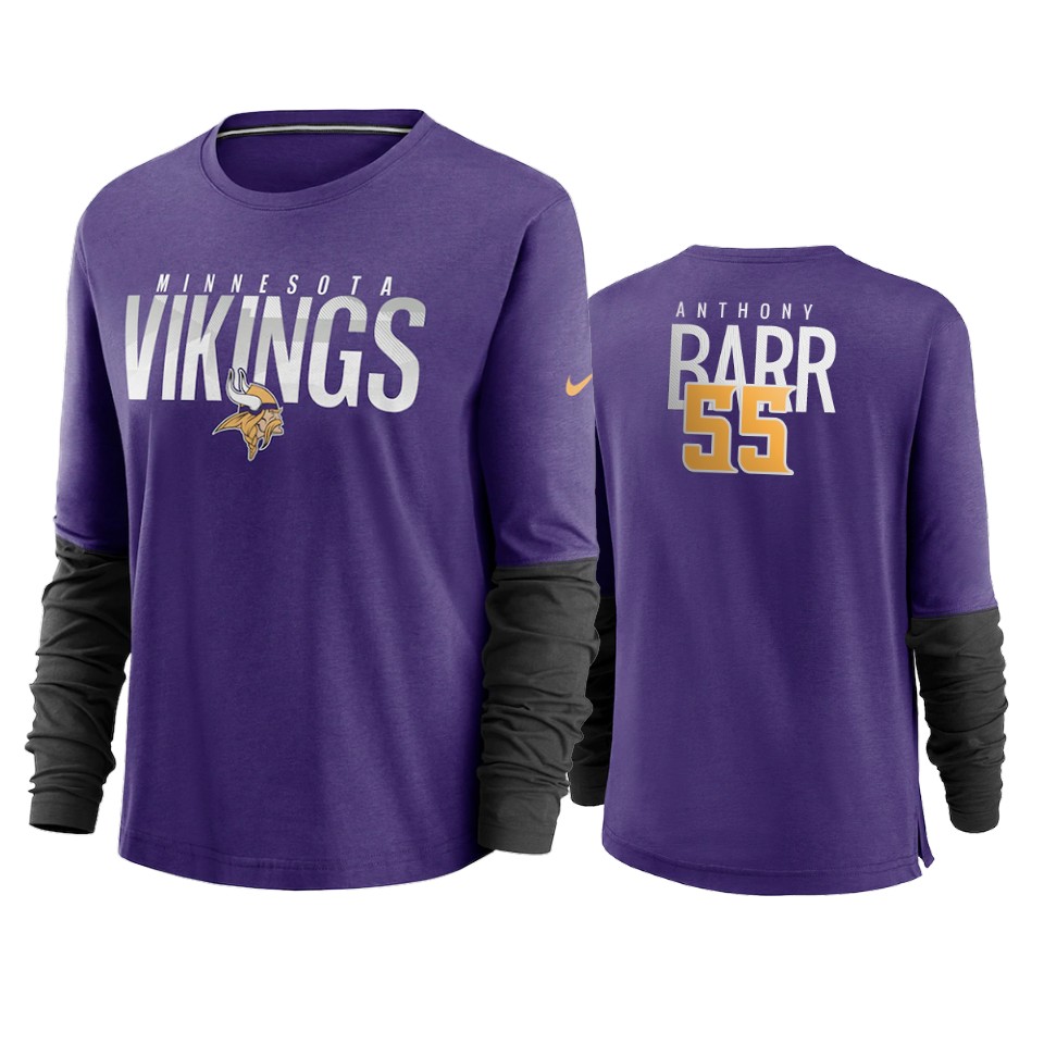 women anthony barr vikings purple city mascot breathe t shirt