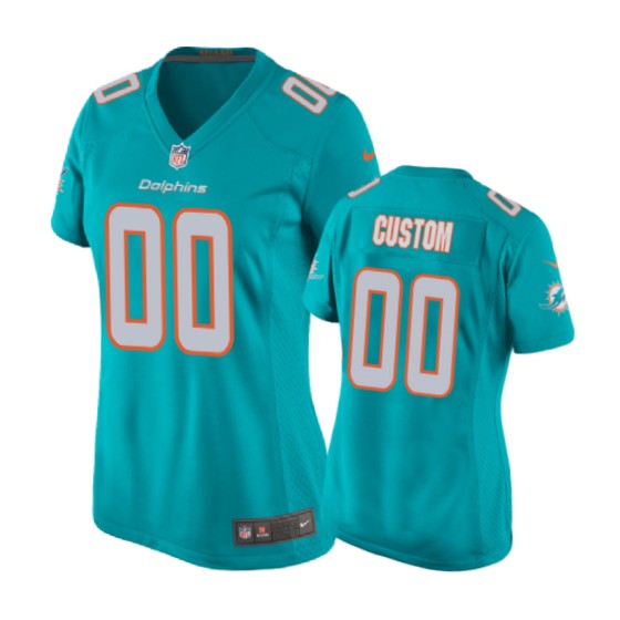 women aqua custom jersey