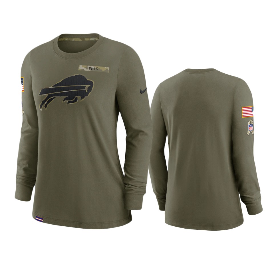 women bills olive 2021 salute to service performance long sleeve t shirt 1