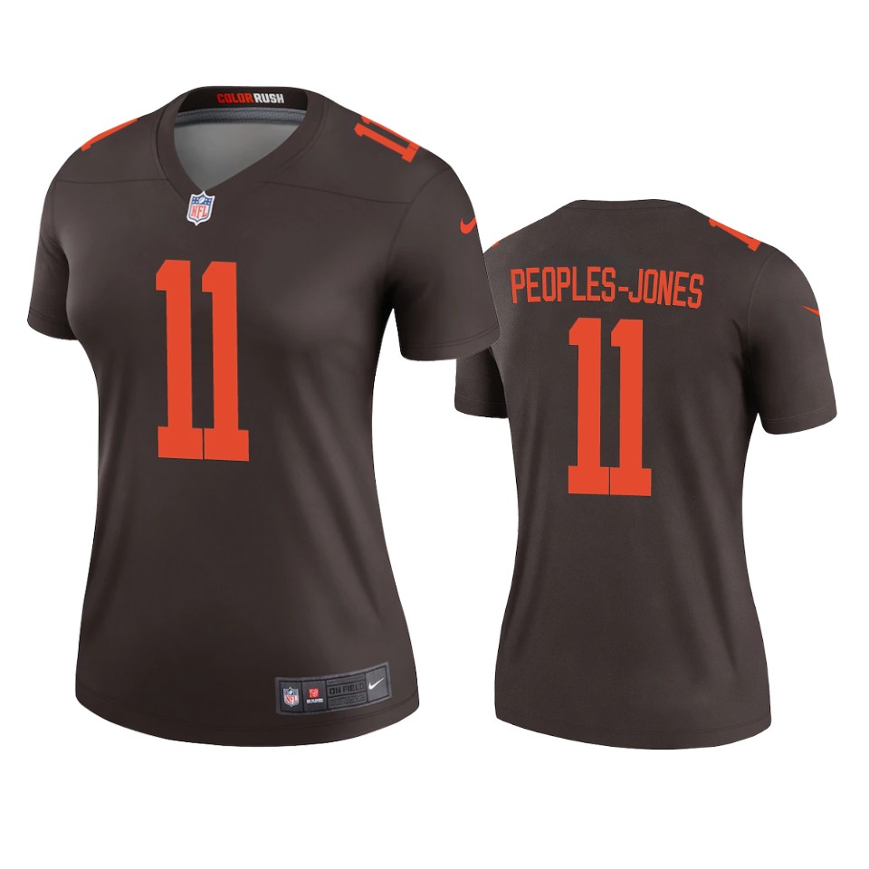 women browns donovan peoples jones brown alternate legend jersey
