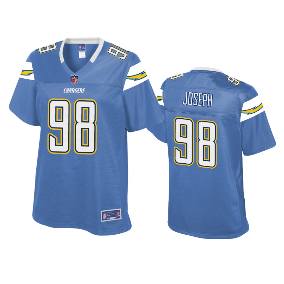 women chargers linval joseph powder blue pro line jersey