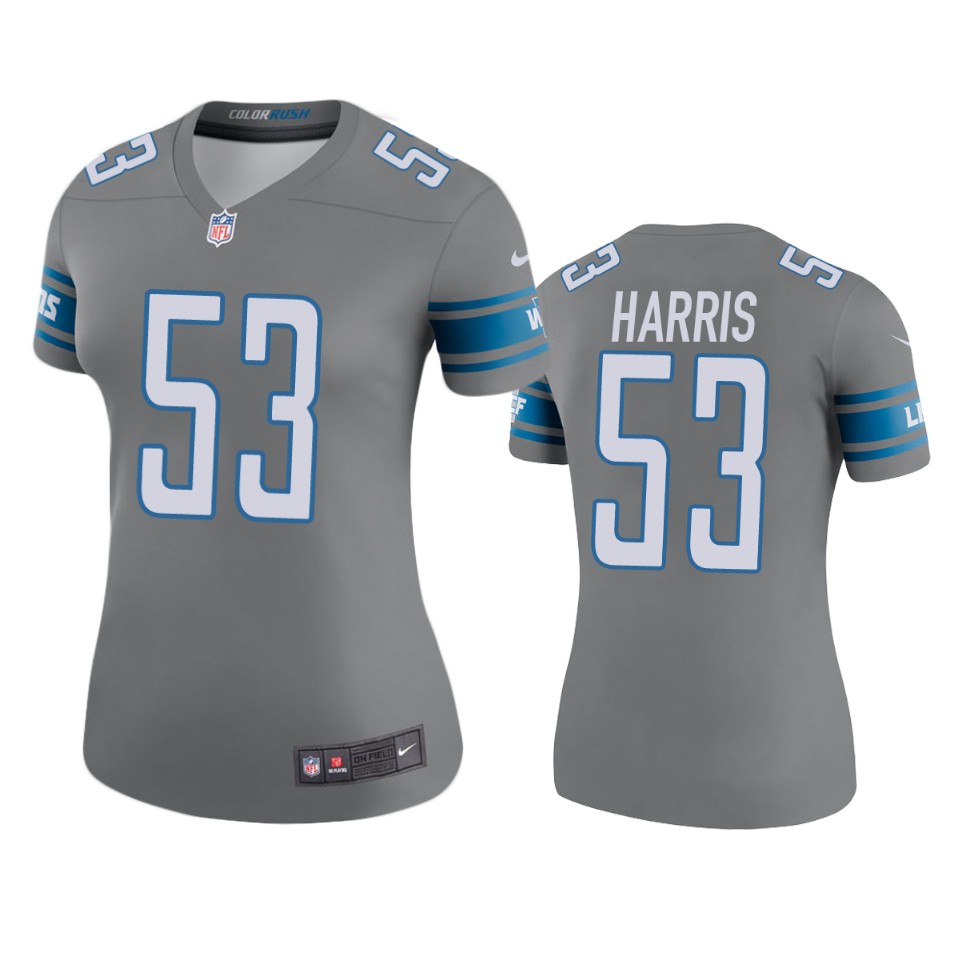women charles harris lions color rush legend steel jersey