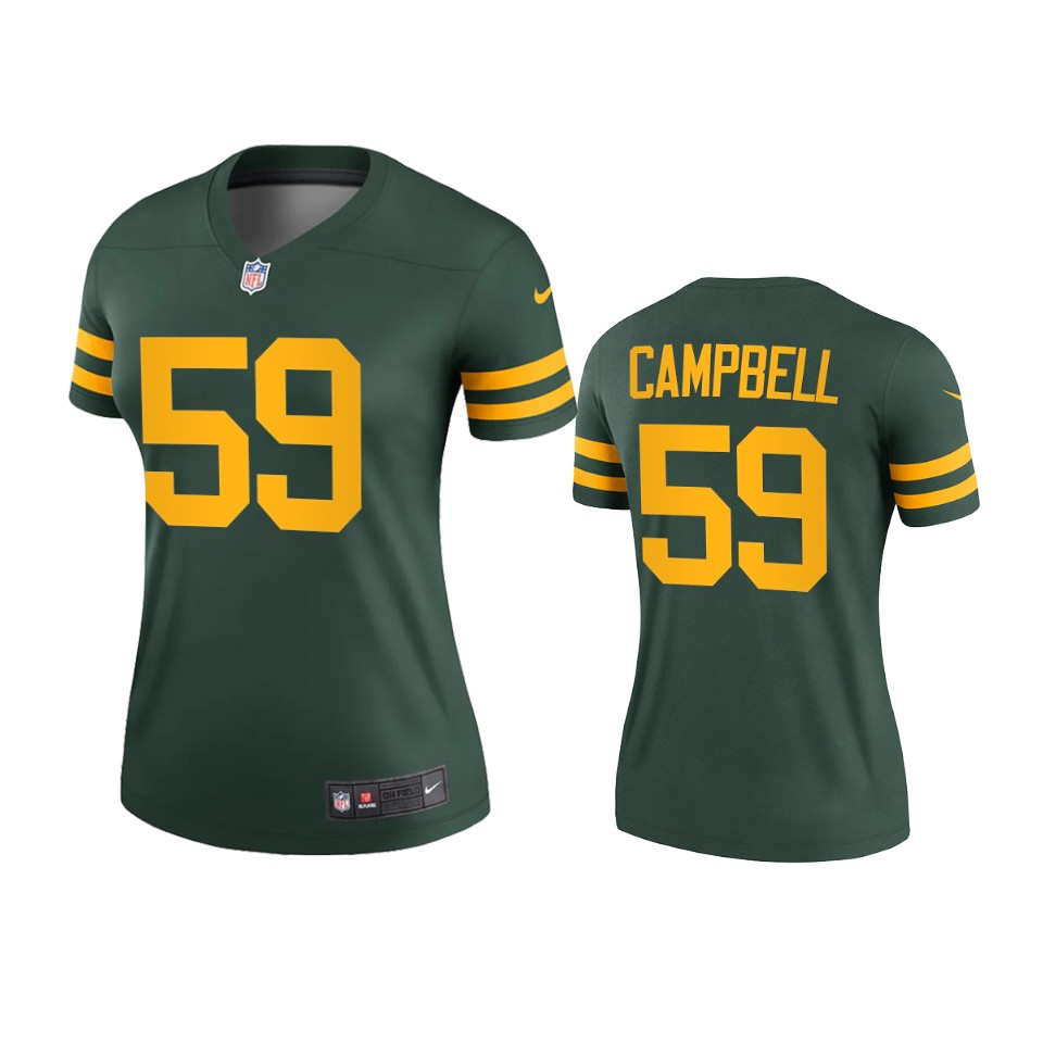 women de'vondre campbell packers green alternate legend jersey