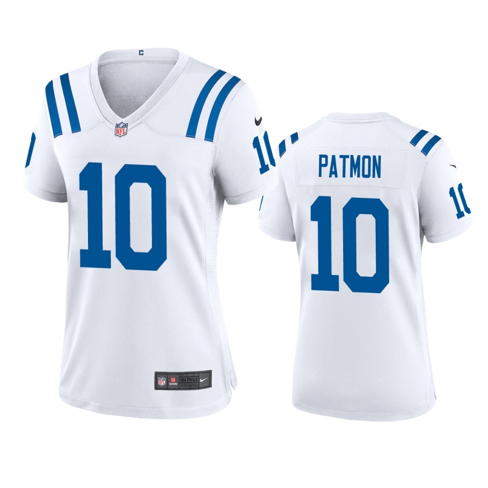 women dezmon patmon colts game white jersey