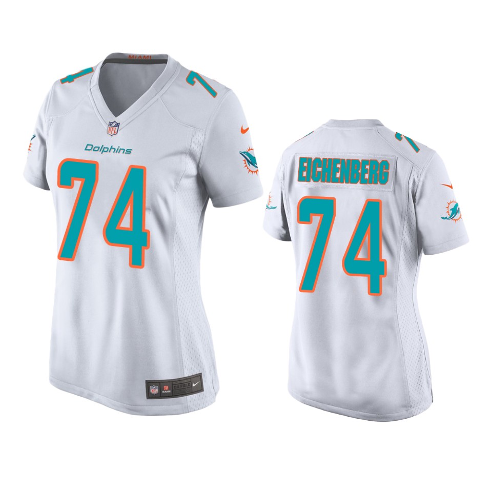 women dolphins liam eichenberg white game jersey