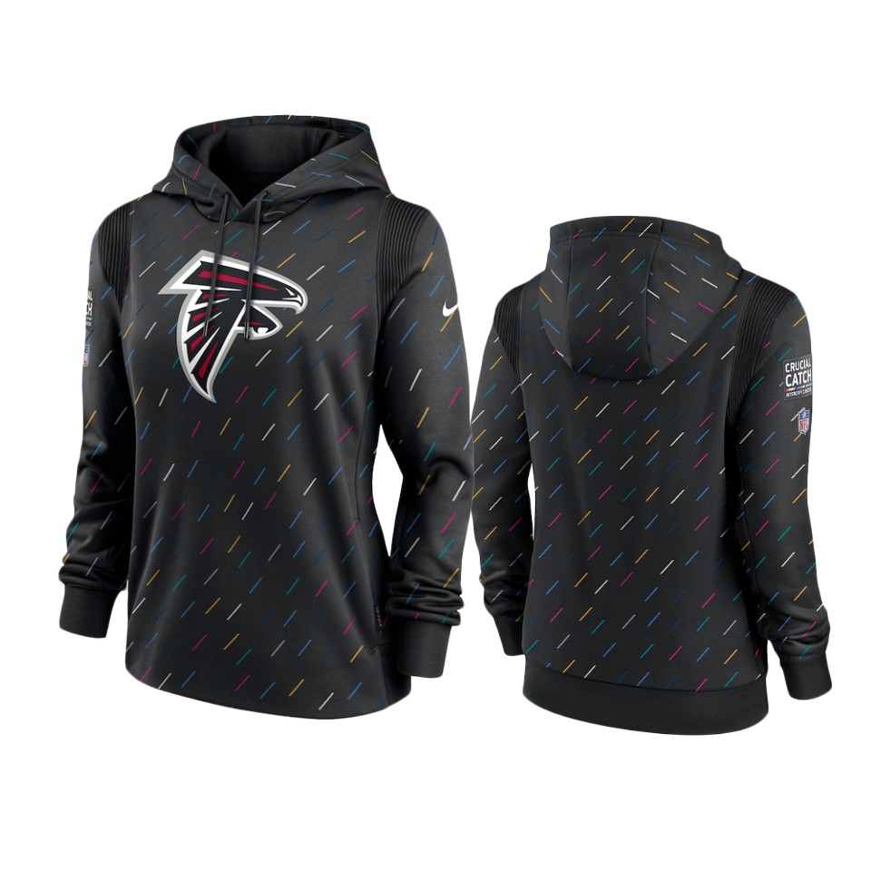 women-falcons-anthracite-2021-nfl-crucial-catch-therma-pullover-hoodie