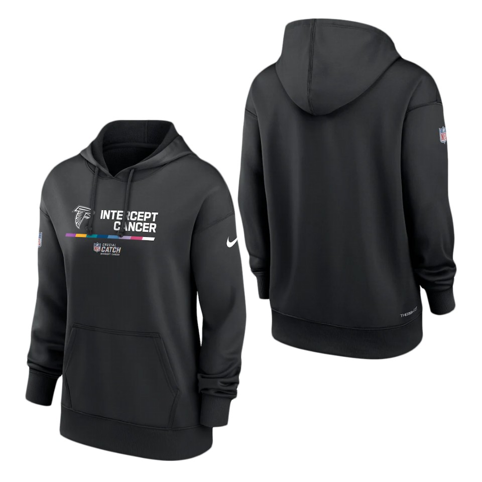women-falcons-black-2022-nfl-crucial-catch-therma-pullover-hoodie