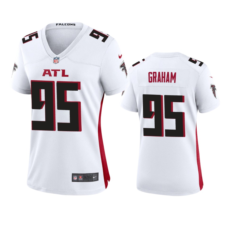 women-falcons-ta'quon-graham-white-game-jersey