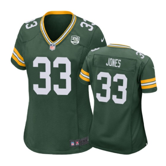 women green aaron jones jersey