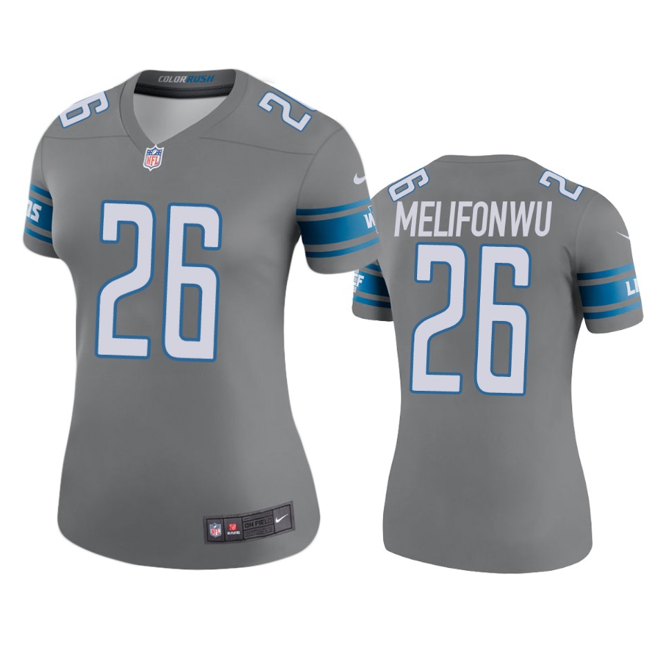 women ifeatu melifonwu lions color rush legend steel jersey