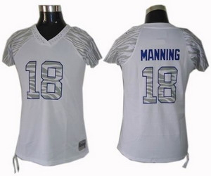 women indianapolis colts peyton manning zebra field flirt white