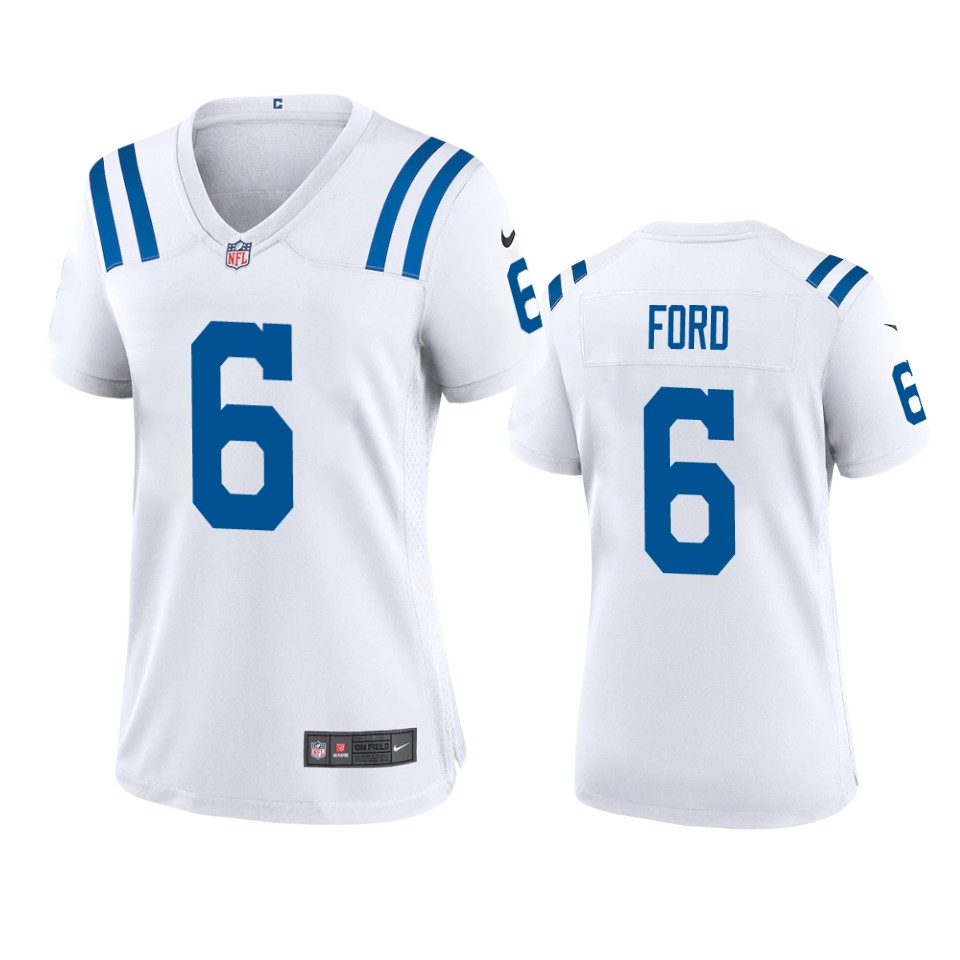 women isaiah ford colts game white jersey