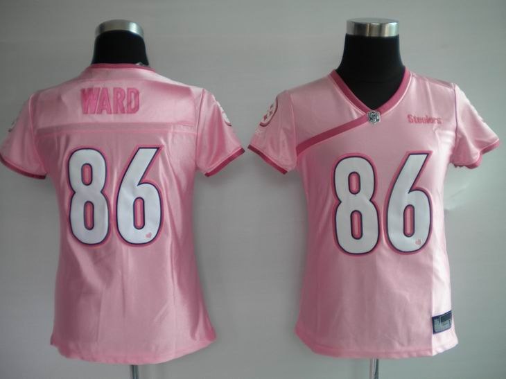 women jerseys pittsburgh steelers 86 ward pink jersey