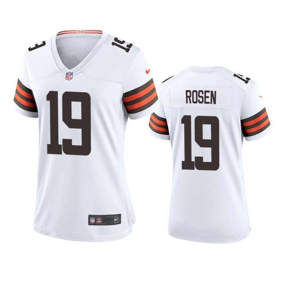 women josh rosen browns game white jersey