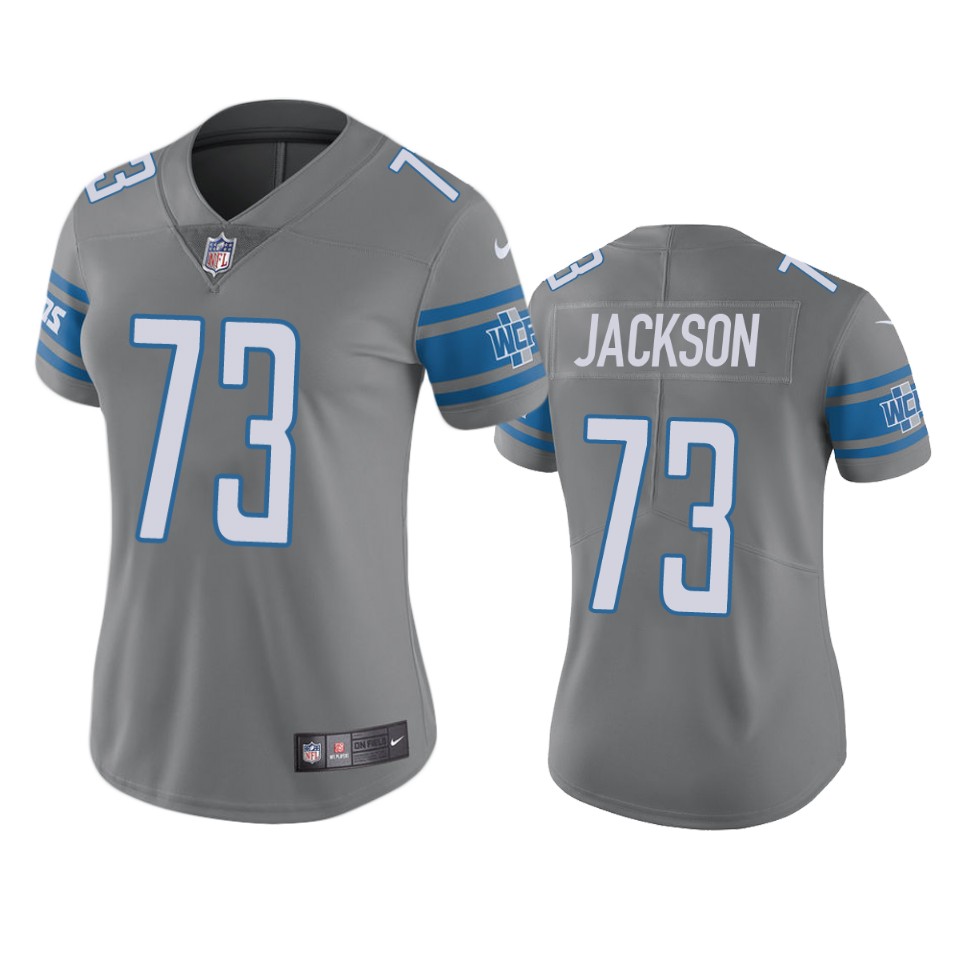 women lions jonah jackson steel color rush limited jersey