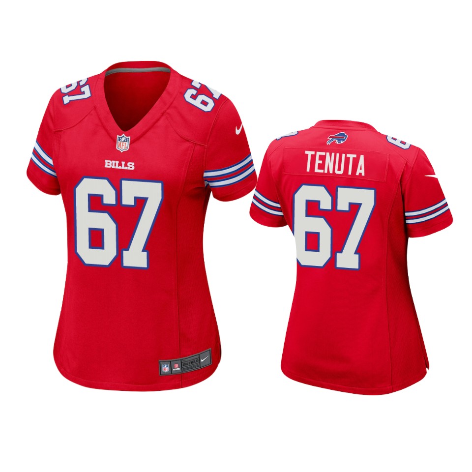 women luke tenuta bills game red jersey