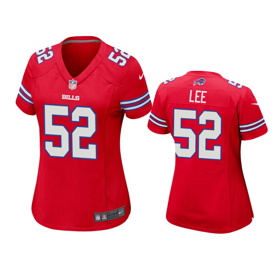 women marquel lee bills red game jersey