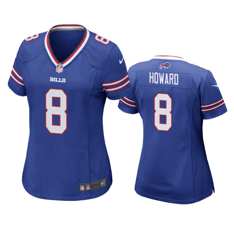 women o.j. howard bills game royal jersey