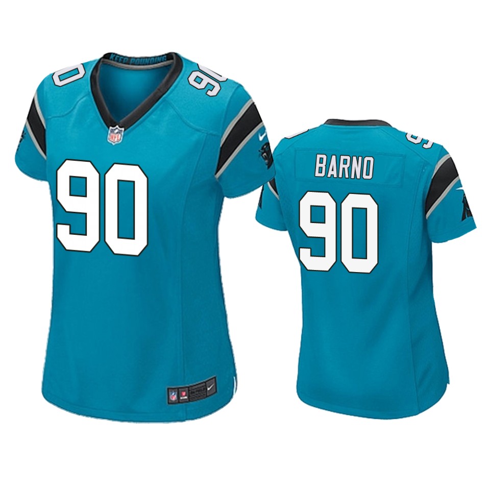 women panthers amare barno game blue jersey