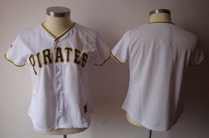 women pittsburgh pirates blank jerseys white