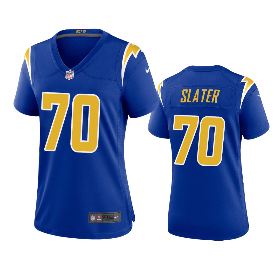 women rashawn slater chargers royal alternate game jersey