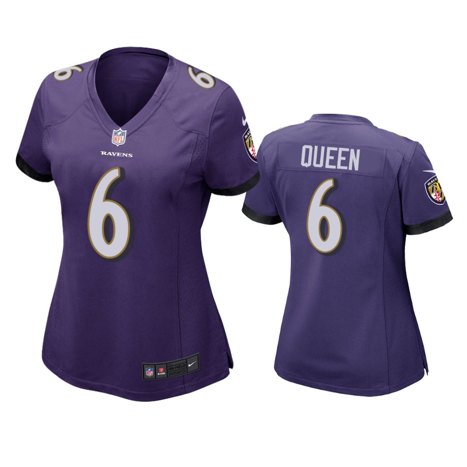 women ravens patrick queen purple game jersey