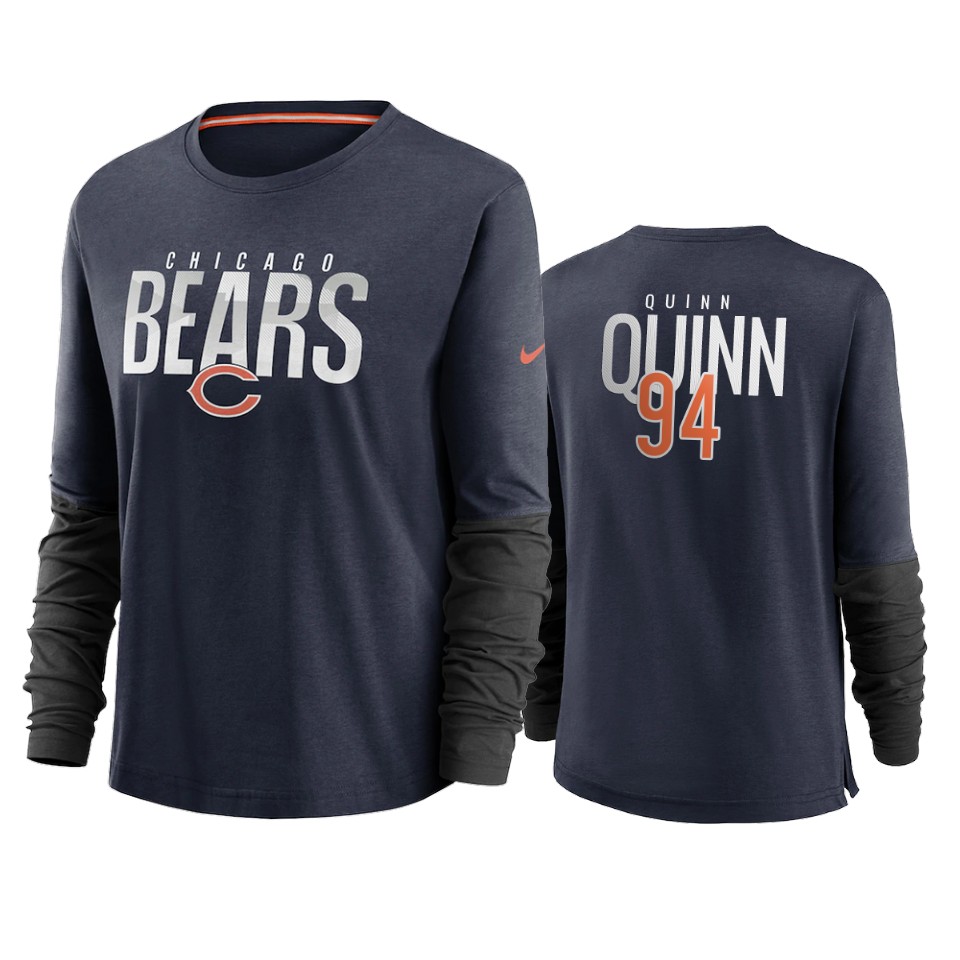 women robert quinn bears navy city mascot breathe t shirt