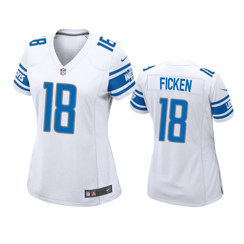women sam ficken lions game white jersey