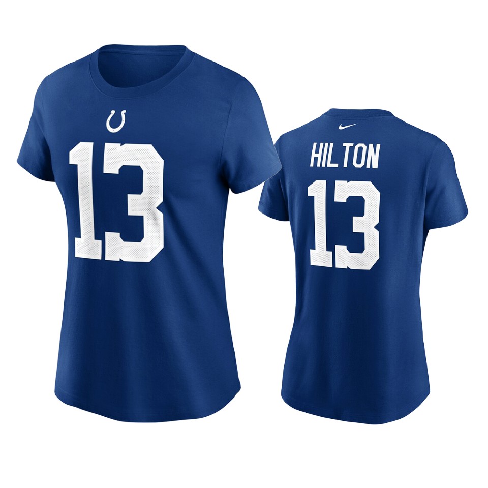 women t.y. hilton colts royal t shirt