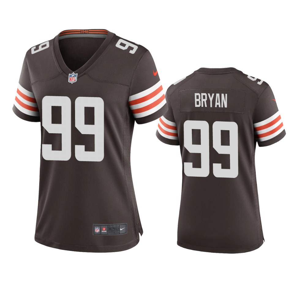 women taven bryan browns game brown jersey