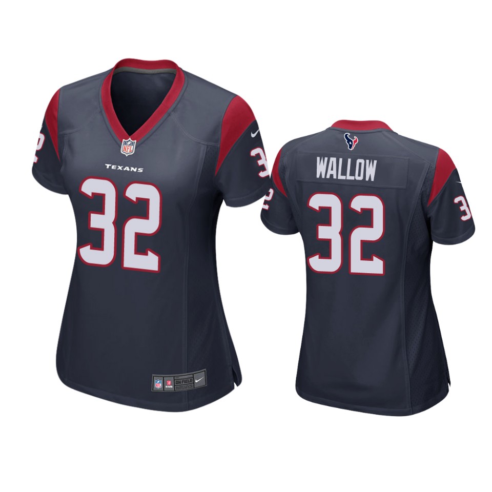 women texans garret wallow navy game jersey