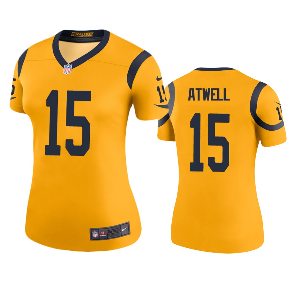 women tutu atwell rams gold color rush legend jersey