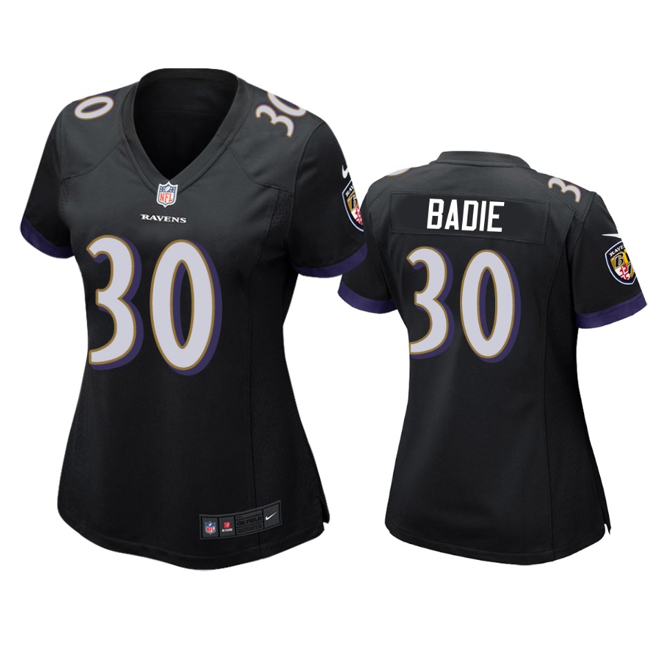women tyler badie ravens game black jersey