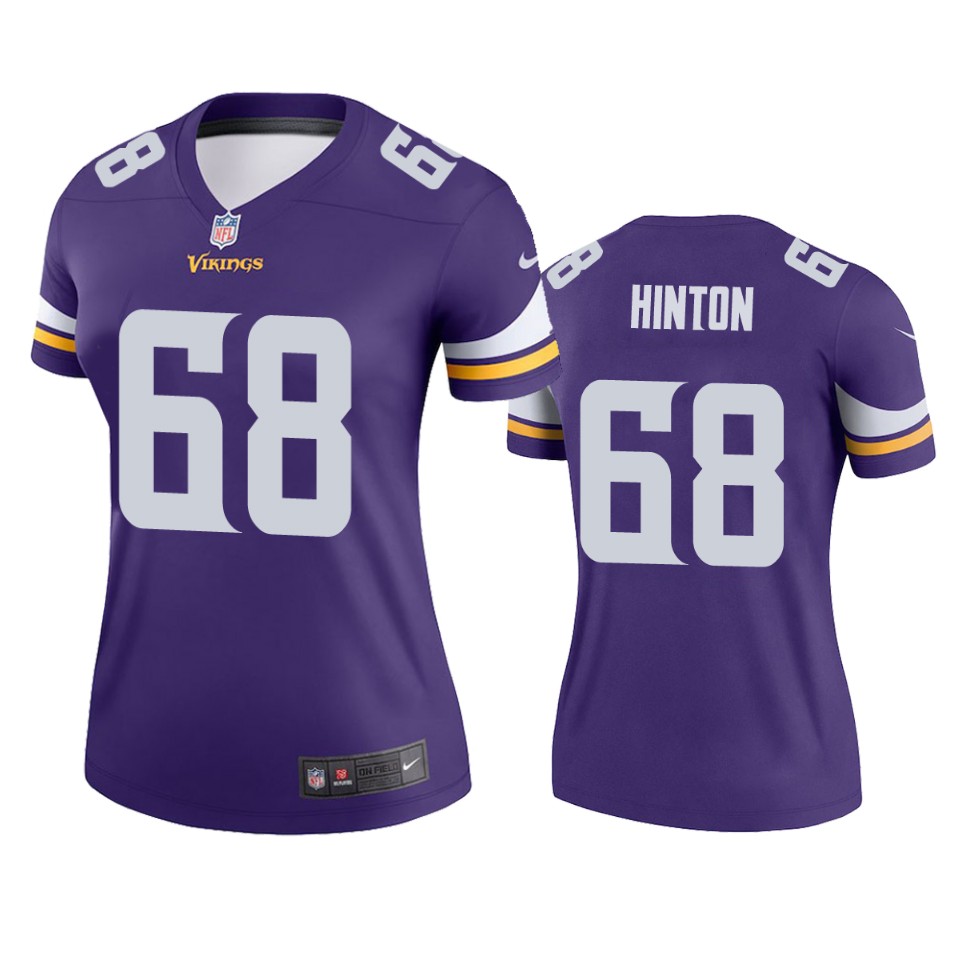 women vikings kyle hinton purple legend jersey