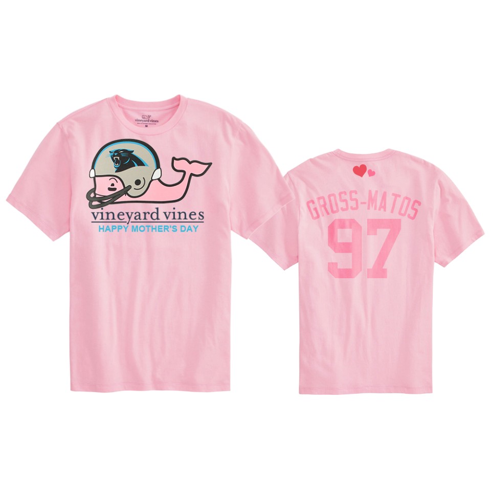 yetur gross matos panthers pink mother's day t shirt