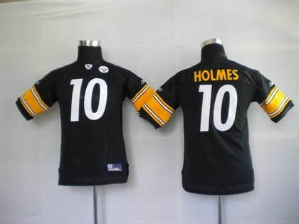 youth jerseys pittsburgh steelers 10 santonio holmes black