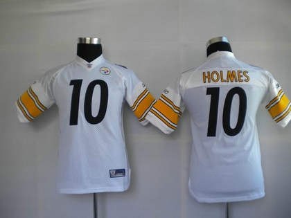 youth jerseys pittsburgh steelers 10 santonio holmes white