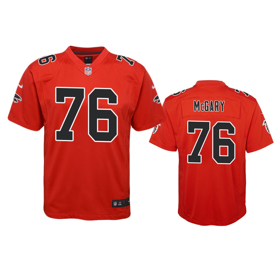 youth-kaleb-mcgary-falcons-red-color-rush-game-jersey
