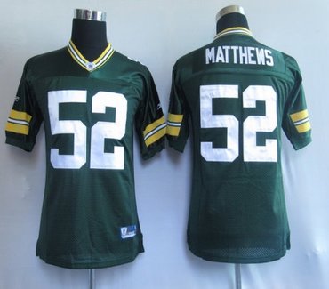 youth nfl jerseys green bay packers 52# matthews green