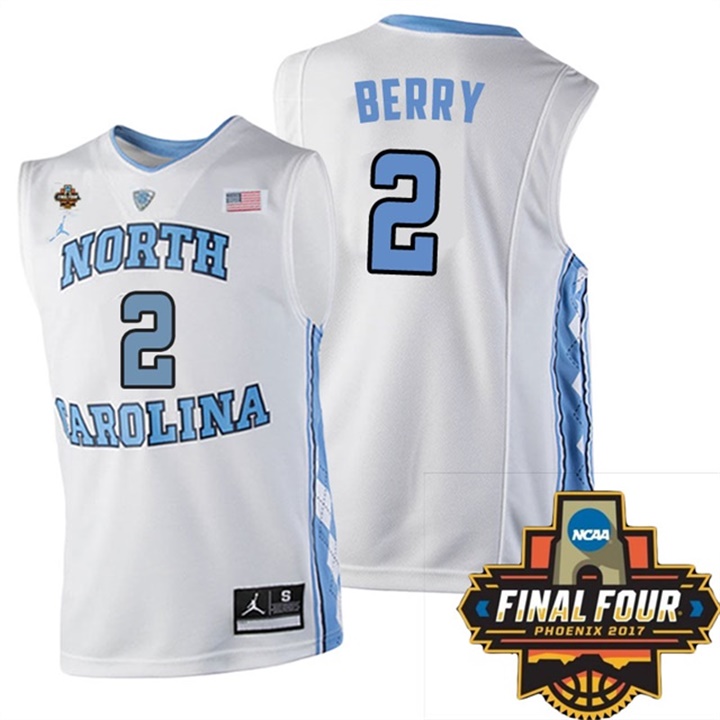 youth north carolina tar heels white 2 joel berry ncaa 2017 basketball national champions jersey