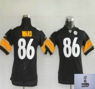 youth pittsburgh steelers 86 hines ward black jerseys 2011 superbowl
