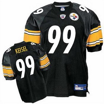 youth pittsburgh steelers brett keisel authentic black jersey