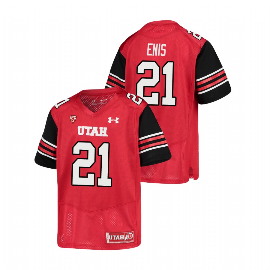 youth utah utes solomon enis red replica football jersey
