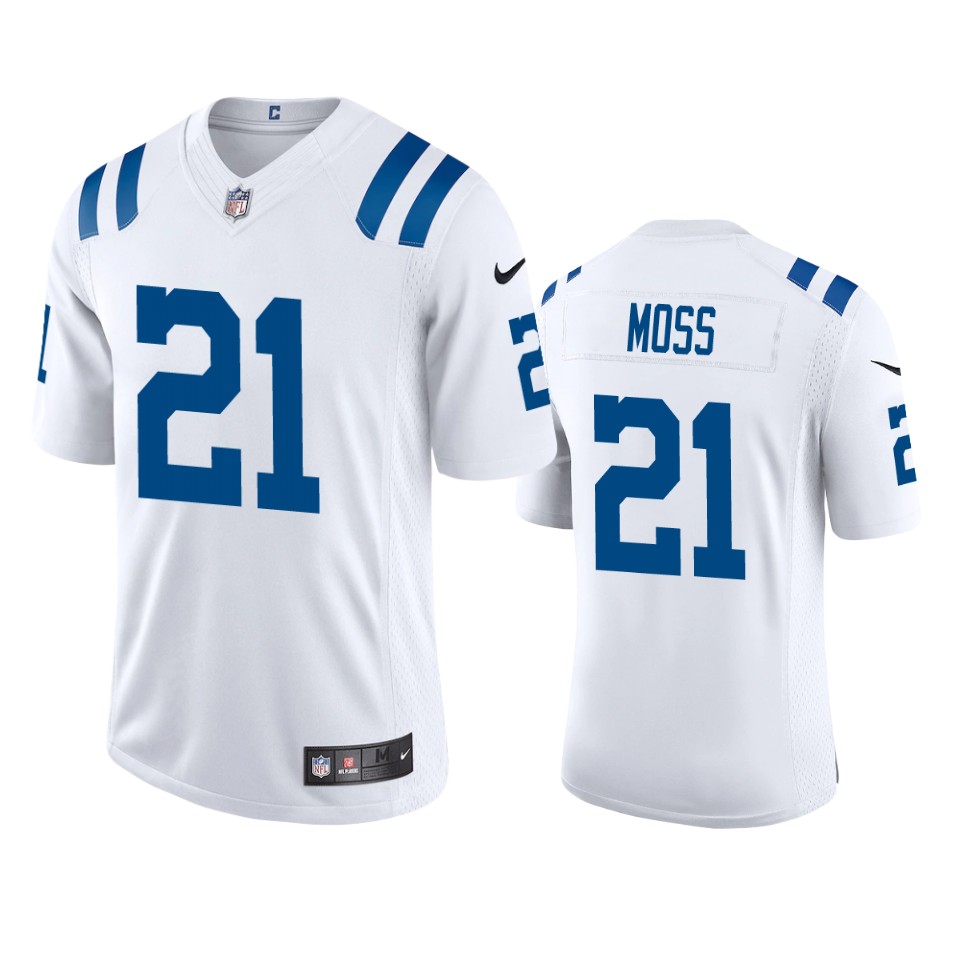 zack moss colts white vapor limited jersey